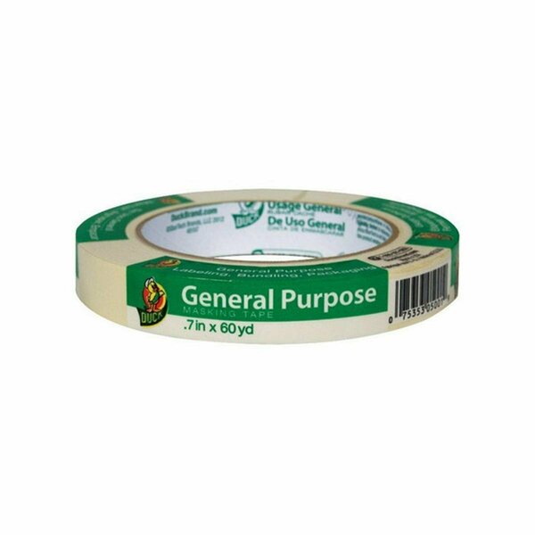 Duck Brand 240349 0.70 in. x 60 yd General Use Masking Tape, 24PK DU10984